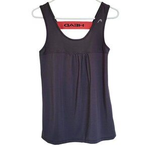 HEAD Workout Tank Womens S Gray Pink Tank Top Athletic Running Cross-Fit Yoga